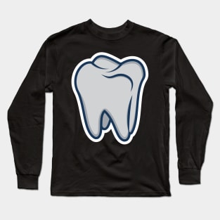 Tooth vector icon illustration. Healthcare and medical objects icon design concept. Dentist tooth object logo design. Long Sleeve T-Shirt